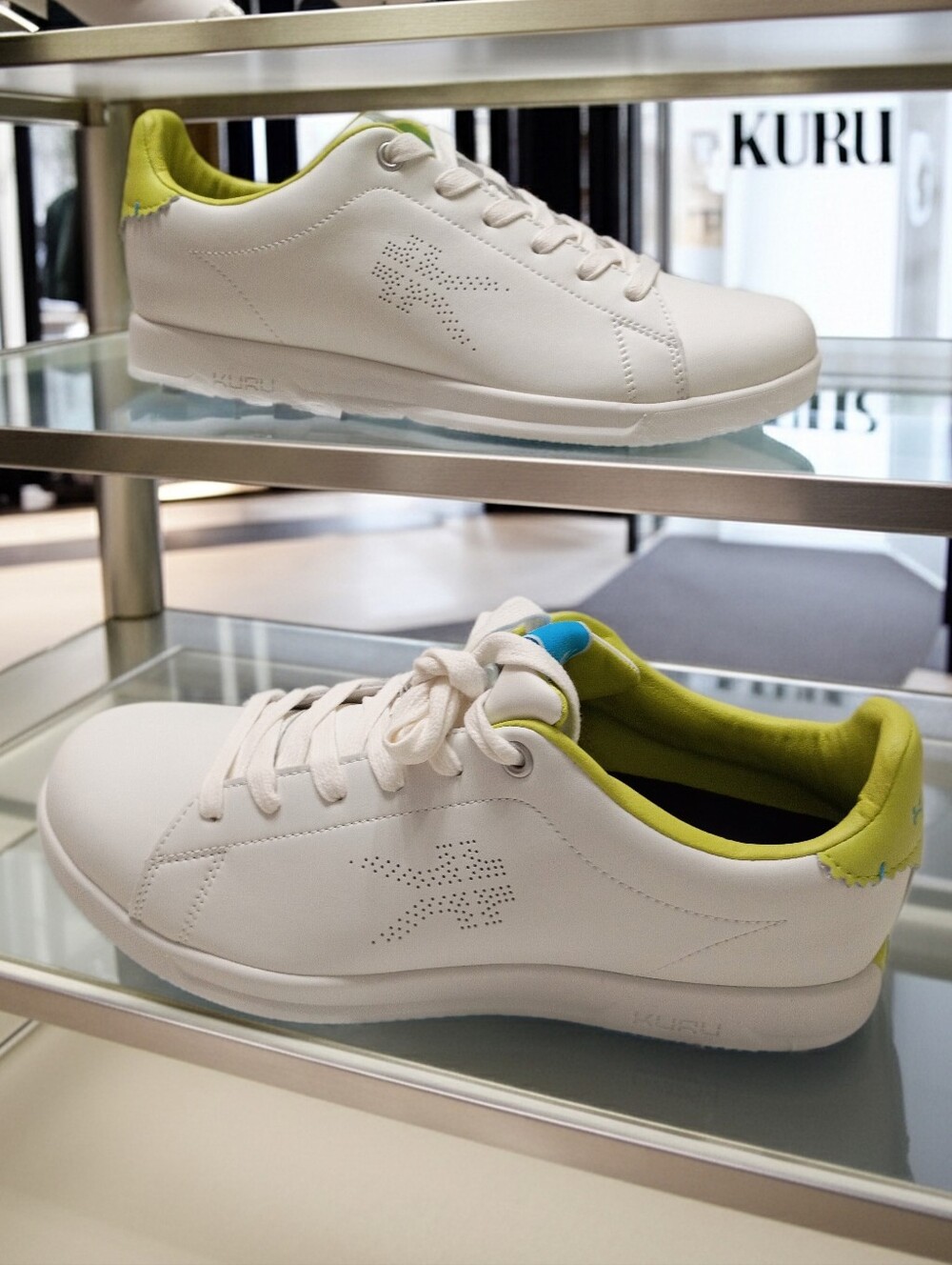 New KURU Classic Roam Women's Sneakers Leather White Size 7.5M Plantar Fascitis